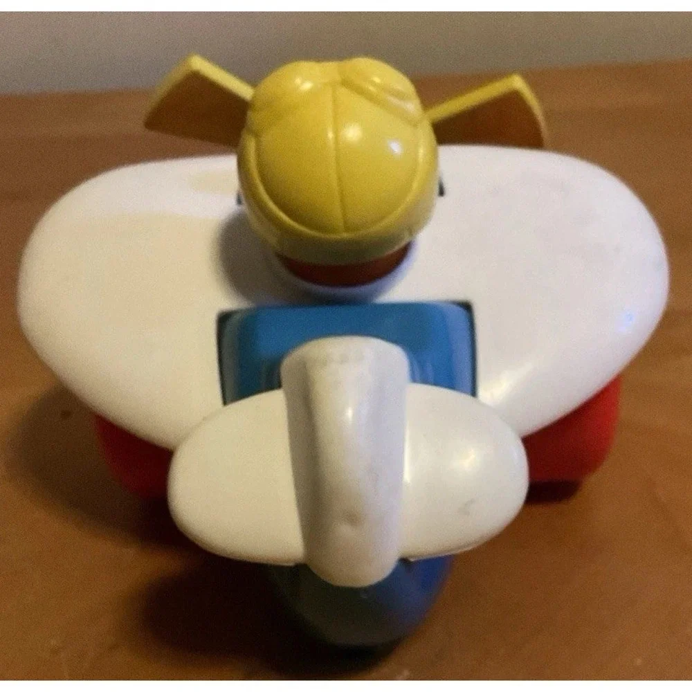 Vintage FISHER PRICE 1981‎ Airplane And 1970s Jiffy Dump Truck  Pull Toys,